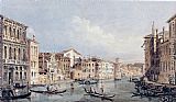 Canal Canvas Paintings - Grand Canal, Venice (after Canaletto)